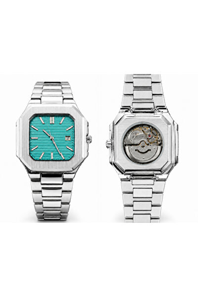 Reddington Original Premium Calendar Men's Wristwatch Silver Color Steel Band...