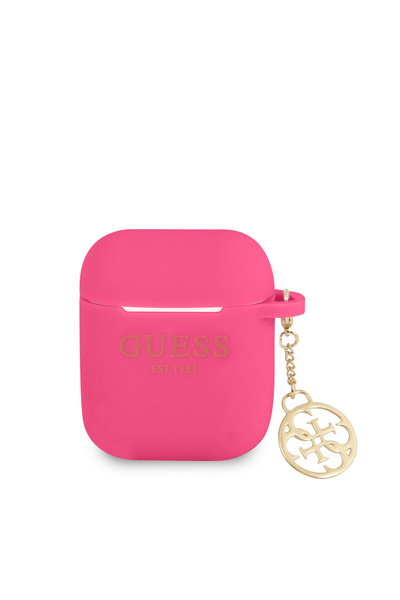 OEM Guess Printed Gold Logo Θήκη προστασίας από σιλικόνη για Apple Airpods 1/...