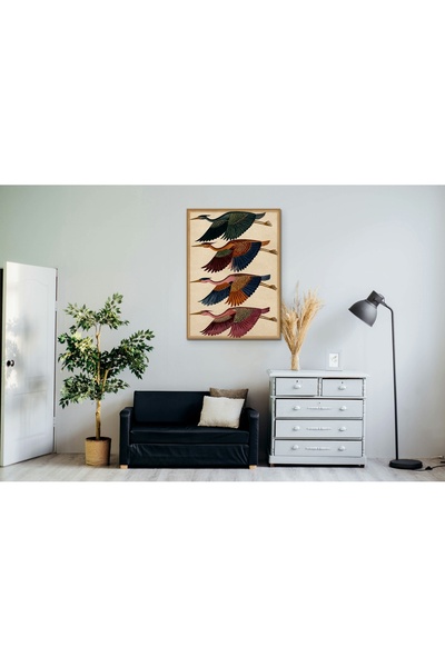 Modern Tasarim MDF Duvar Tablosu