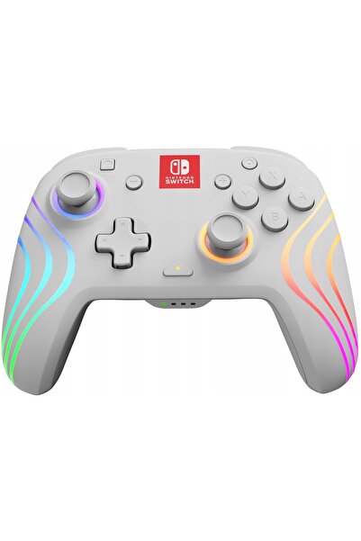NO BRAND Controler PDP Afterglow Wave Nintendo Switch/Nintendo Switch Oled Alb