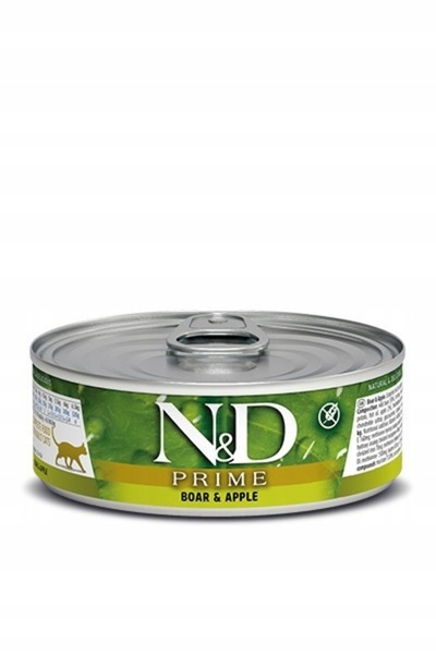 NO BRAND Farmina Prime Dzik Hrană pentru pisici cu măr 70 g