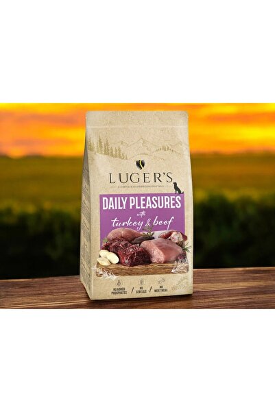 LUGER'S Hrană uscată pentru câini Daily Pleasures Curcan și Vită 9 kg