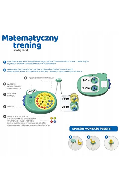 Askato Jucărie pentru copii geniale, antrenament matematic pentru degetele mici