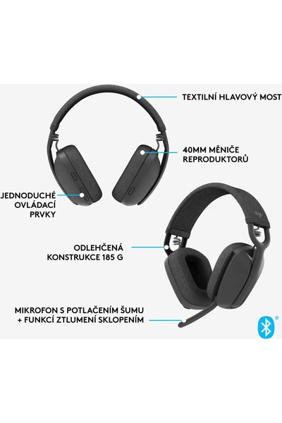 logitech Căști Zone Vibe 100 Grafit