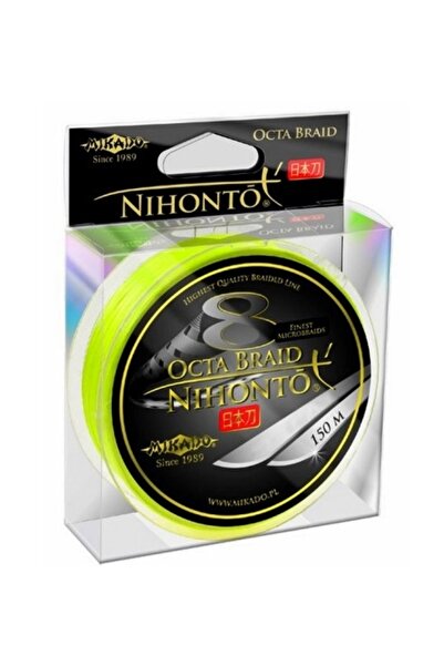 NO BRAND Plecionka MIKADO Nihonto Octa Braid 0,50 mm / 150 m Galben