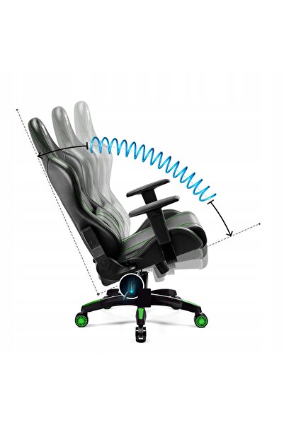 Diablo Chairs FOTEL DIABLO X-ONE 2.0 (L) NEGRU-VERDE
