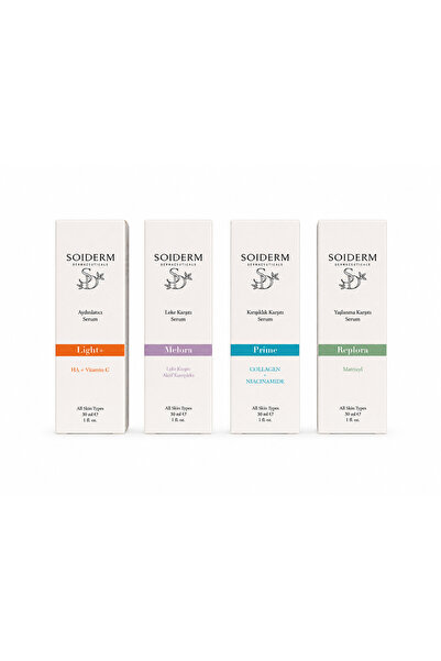 Soiderm 4’lü Cilt Bakım Serum Seti