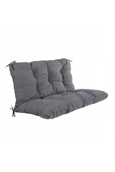 NO BRAND Pernă pentru balansoar PATIO Frigiliana H024-07PB 100 x 100 x 10 cm Gri