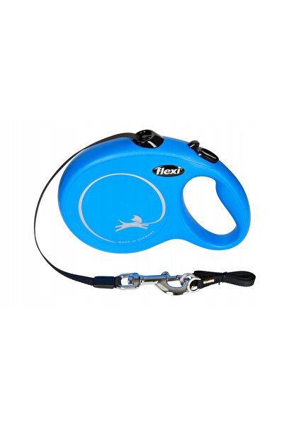 Flexi Smycz NEW CLASSIC L bandă albastră -8m -până la 50kg