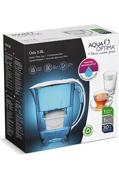 Aqua Optima Cana filtranta Oria + filtru Evolve+ PJ0632_ART2540 2.8l alb-tran...
