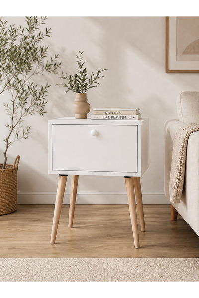 moldesan Lina Komodin %100 MDF düşme kapak 45 cm