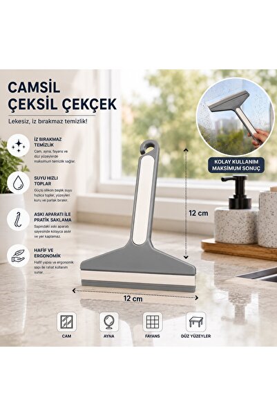 bimbambom Çekpas, Camsil,12cm no:1, Çekçek, Tezgah Üstü Çekpası, Banyo Cam Si...