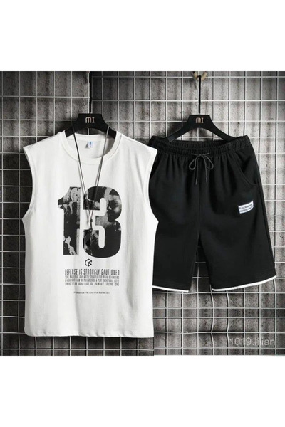 bellanova Unisex Printed T-Shirt and Shorts Set