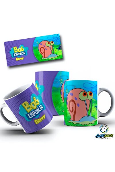 Ghostbastır Design Spongebob Garry Mug Cup |   Single Piece K0465