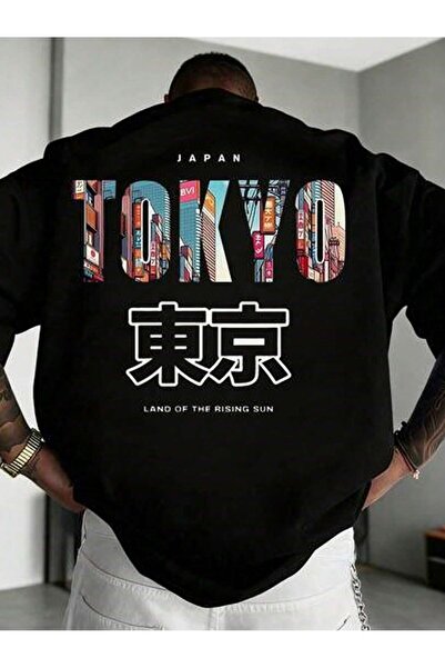 SVART WEAR Japan Tokyo Printed Oversize Crew Neck Summer T-Shirt