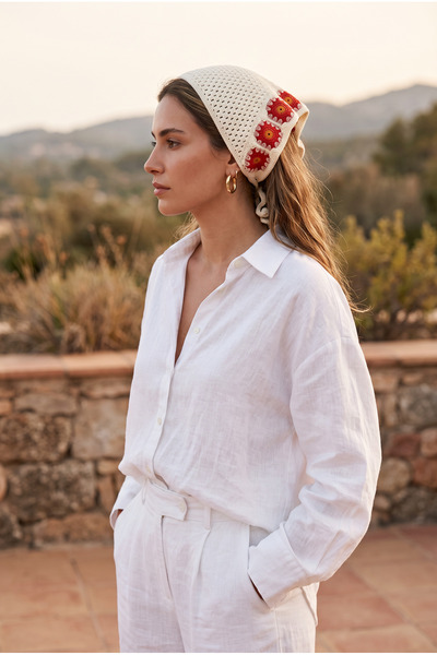ZORENSA Bohemian Hair Bandana Stylish Women's Hair Accessory with Tie for Eve...