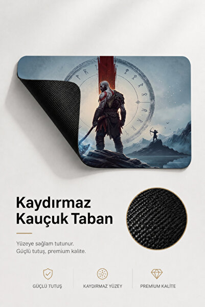 Artmium God of War Mousepad Özel Tasarım 40x28 cm