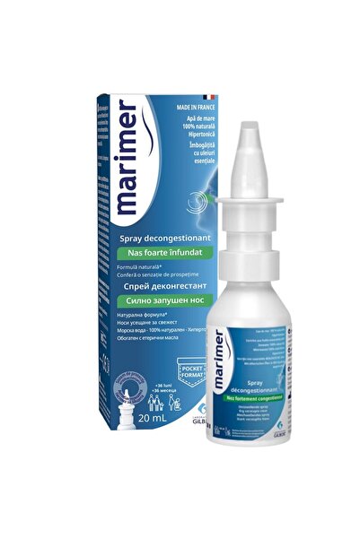 Marimer Spray nazal decongestionant pentru nas înfundat, 20 ml