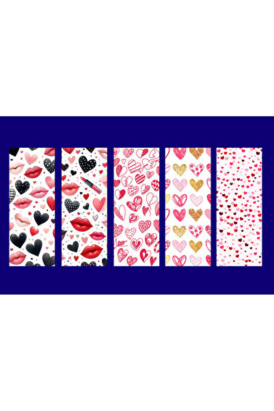 TELLGRAF Heart-Shaped Bookmark (4X12 cm 10 Pieces)