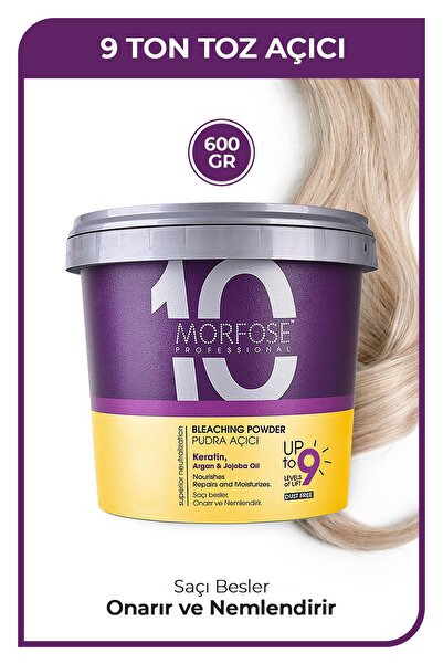 Morfose 10 Pudra Açıcı Beyaz 600 gr. (9 Ton)