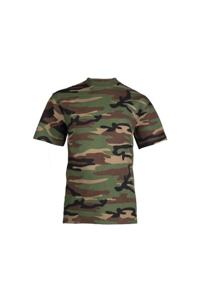 Mil-Tec T-Shirt Παιδικό Usa Woodland L