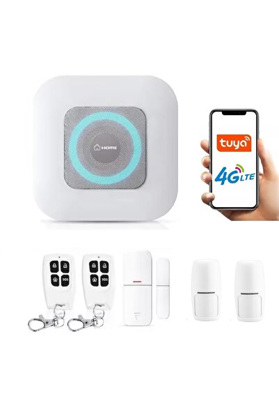 OnShop Alarma Wireless Sirena GSM, Functioneaza cu cartela SIM, Onshop, Tuya ...