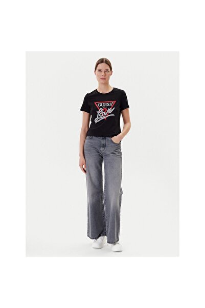 Guess Tricou de damă W5YI40I3Z14 Negru