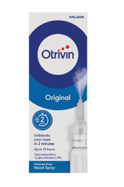 OTRIVIN بخاخ أنفي 1% للبالغين لعلاج أعراض البرد 10 مل