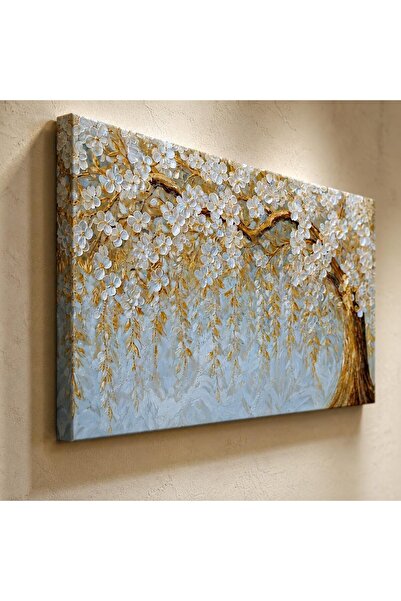 ALAYRA International Alayra Floral Tree Canvas Wall Art, Wrap Framed Blossom Tree Framed Wall Decor, Large Nature-Inspired Artwork for Living Room