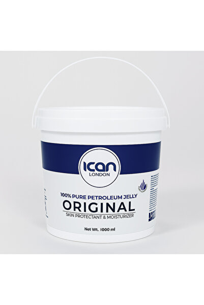 Ican London 100% Pure Original Petroleum Jelly 1000ml (1kg) – Intensive Moist...