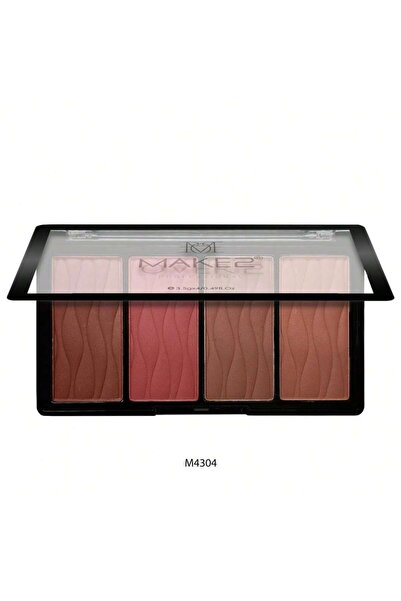 Makeover22 MAKE OVER 22-Blush Palette 4 Color Wanderlust Blush-M4304