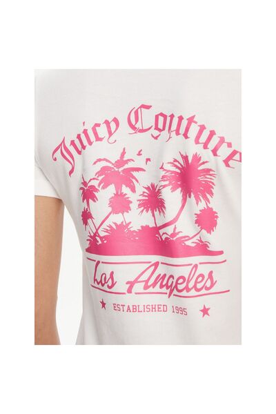 Juicy Couture Tricou de damă JCWCT125319 Alb