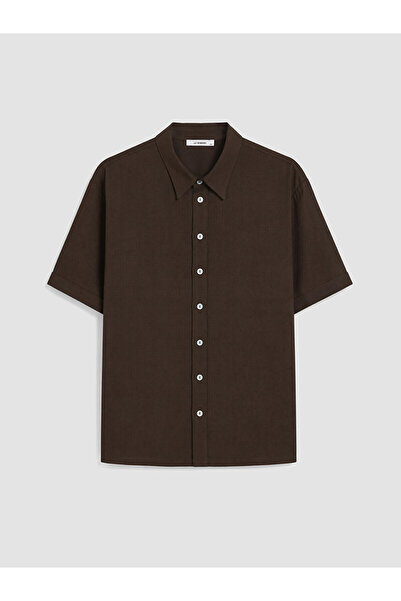 LC Waikiki Trendlucky Women's Linen Blend Shirt with Difference in Color