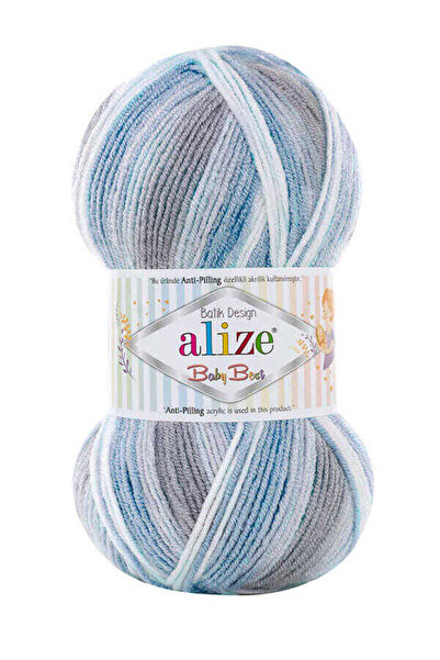 Alize Baby Best Batik 5 Pieces Baby Yarn 10% Bamboo Anti-Pilling 7540