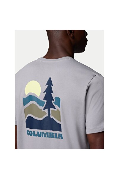 Columbia Ανδρικό T-shirt 2036451 Γκρι