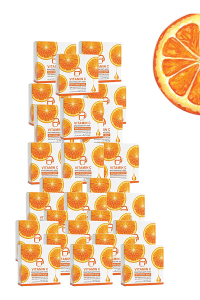 PYRON 26 Pieces Vitamin C Brightening And Anti-Aging Whitening Soap Orange 10...