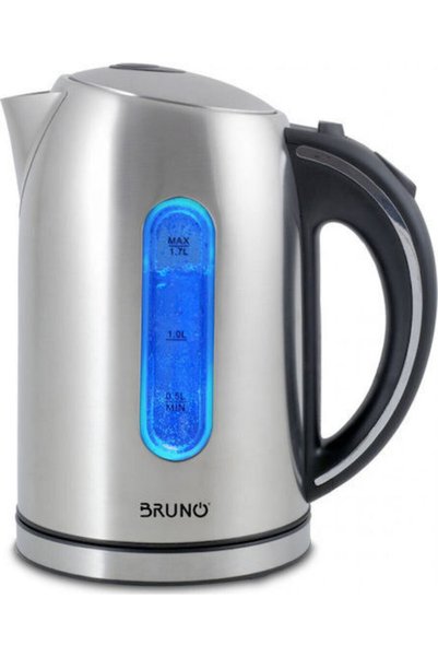 Bruno Ηλεκτρικός βραστήρας BRN-0028, 2200W, 1.7lt, βάση 360°, LED