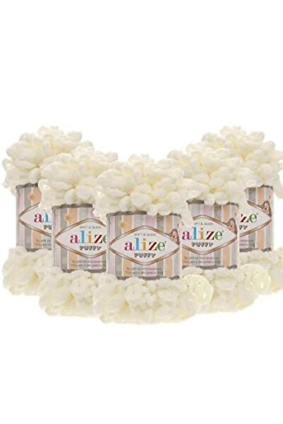 Alize 5 ADET - PUFFY EL ÖRGÜ İPLİĞİ- 100gr 9mt