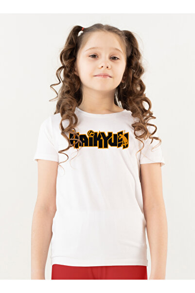 Generic عالم الموضة تيشرت قطن بطباعة عالية الجودة بتصميم انمي هايكيو