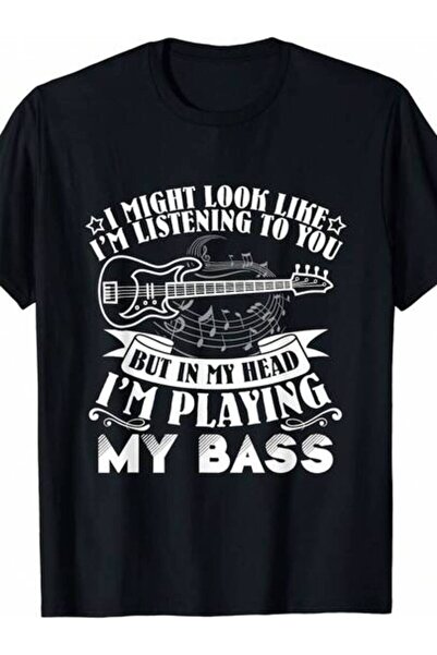 9TAY تي شيرت مضحك لمحبي الجيتار برسومات لعازف الباس، نفس التصميم لصيف 2026، ت...