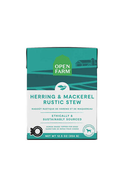 open Farm Herring & Mackerel Rustic Stew Wet Dog Food 354G