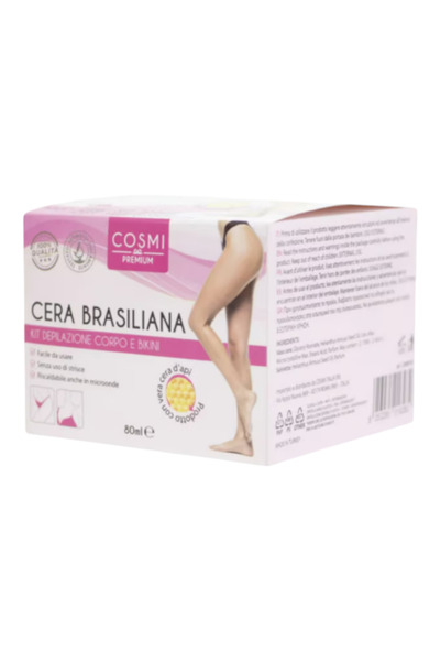 Cosmi Kit complet pentru epilare fara benzi, ceara de albine