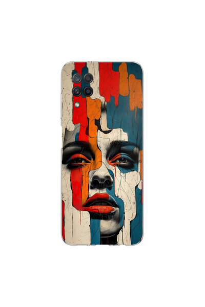 PPKin Samsung Galaxy M12 Compatible Table 7 Design Transparent Case