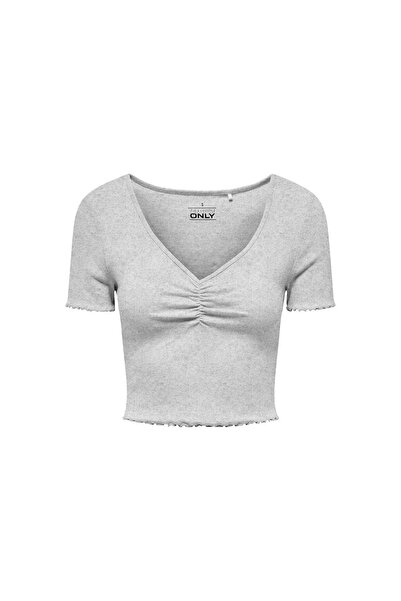 ONLY Γυναικείο T-shirt 15311919 Γκρι