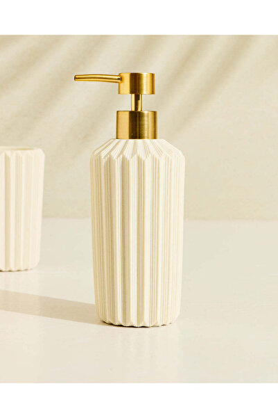 REDTAG Ivory Ribbed Lotion Dispenser