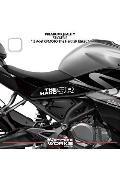 ARONA CFMOTO The Hard SR Sticker ملصق فويل عالي الجودة مكون من قطعتين