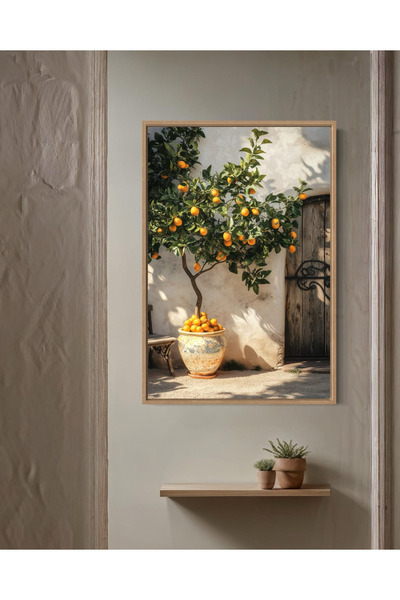 woodsia One Piece Wooden Framed Painting Tek_0220