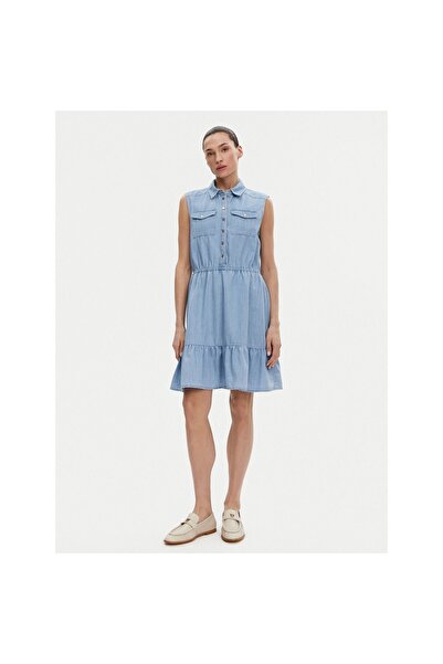Gaudi Rochie din denim pentru femei 511BD16002 Albastru