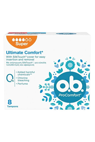 o.b. TAMPONS PROCOMFORT 8τεμ. - (SUPER)