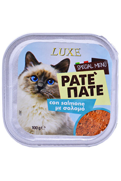 OEM LUXE ΓΑΤΟΤΡΟΦΗ PATE 100gr - (ΣΟΛΟΜΟ)